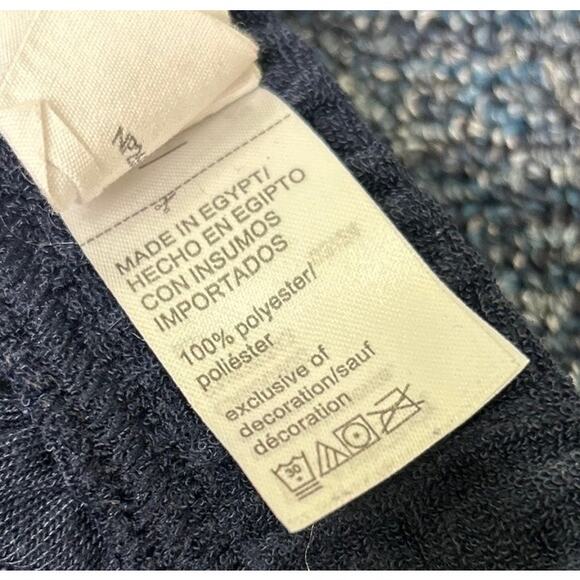 CALVIN KLEIN Mens Dark Navy Blue Terry Cloth Shorts Logo Lounge Shorts Small - Picture 5 of 5